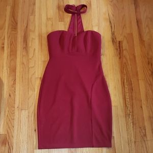 Red Party Dress with choker